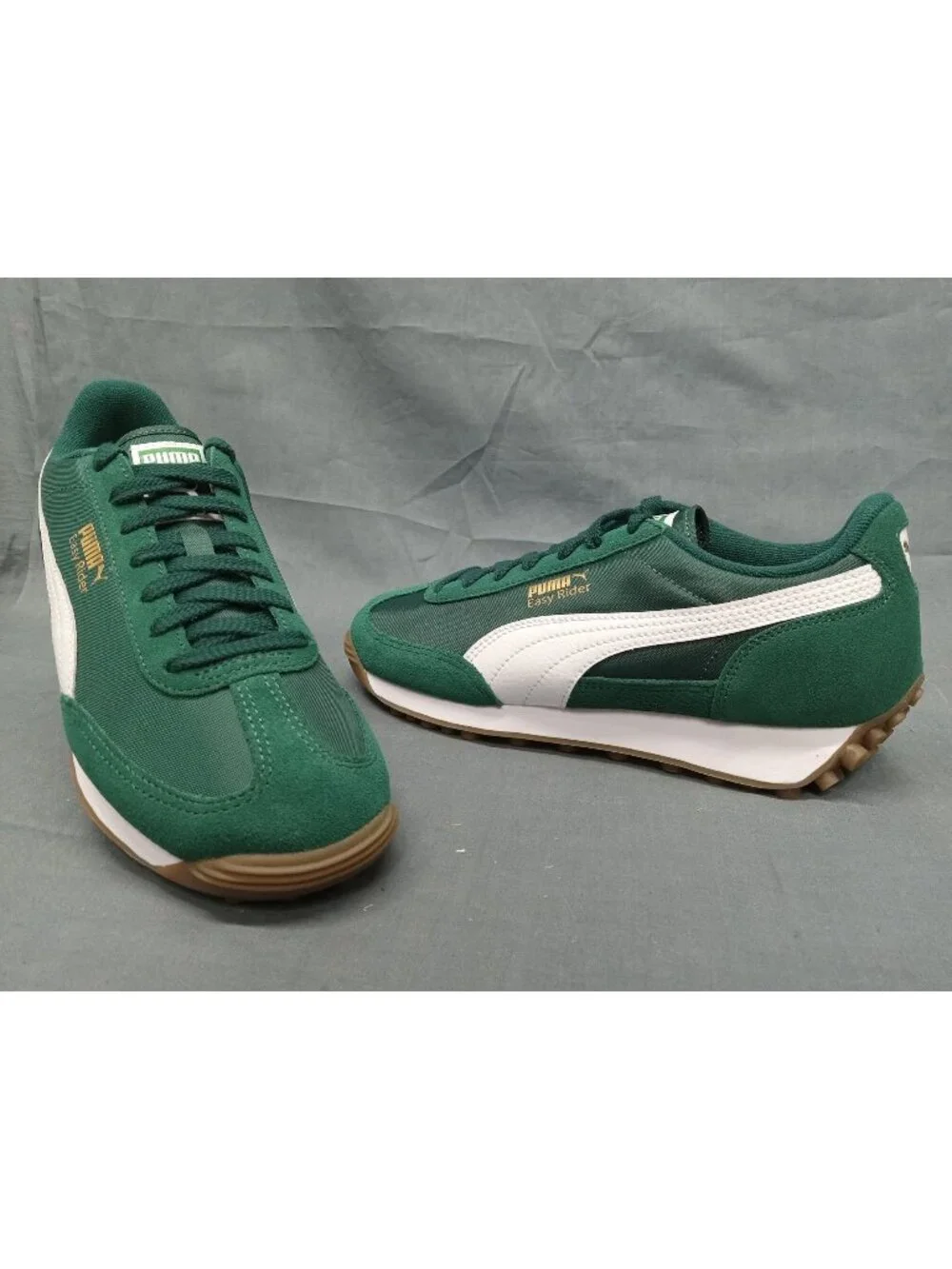 Puma Easy Rider Vintage Jr (GS) Dark Myrtle Green Puma Boys Size 7 NEW NO BOX!